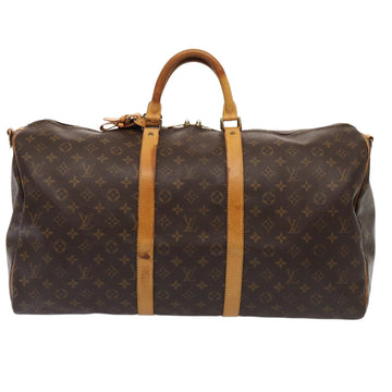 LOUIS VUITTON Monogram Keepall Bandouliere 55 Boston Bag M41414 LV Auth bs16939 - 0