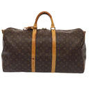 LOUIS VUITTON Monogram Keepall Bandouliere 55 Boston Bag M41414 LV Auth bs16939-4