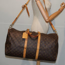 LOUIS VUITTON Monogram Keepall Bandouliere 55 Boston Bag M41414 LV Auth bs16939-43