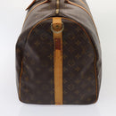 LOUIS VUITTON Monogram Keepall Bandouliere 55 Boston Bag M41414 LV Auth bs16939-8