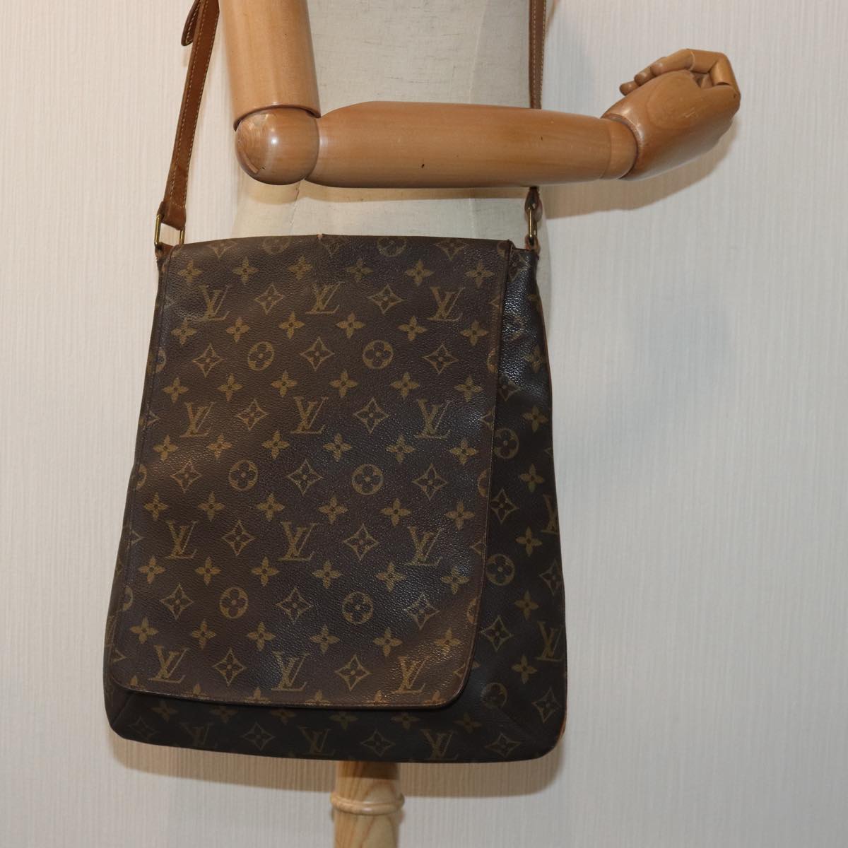 LOUIS VUITTON Monogram Musette Shoulder Bag M51256 LV Auth bs16945