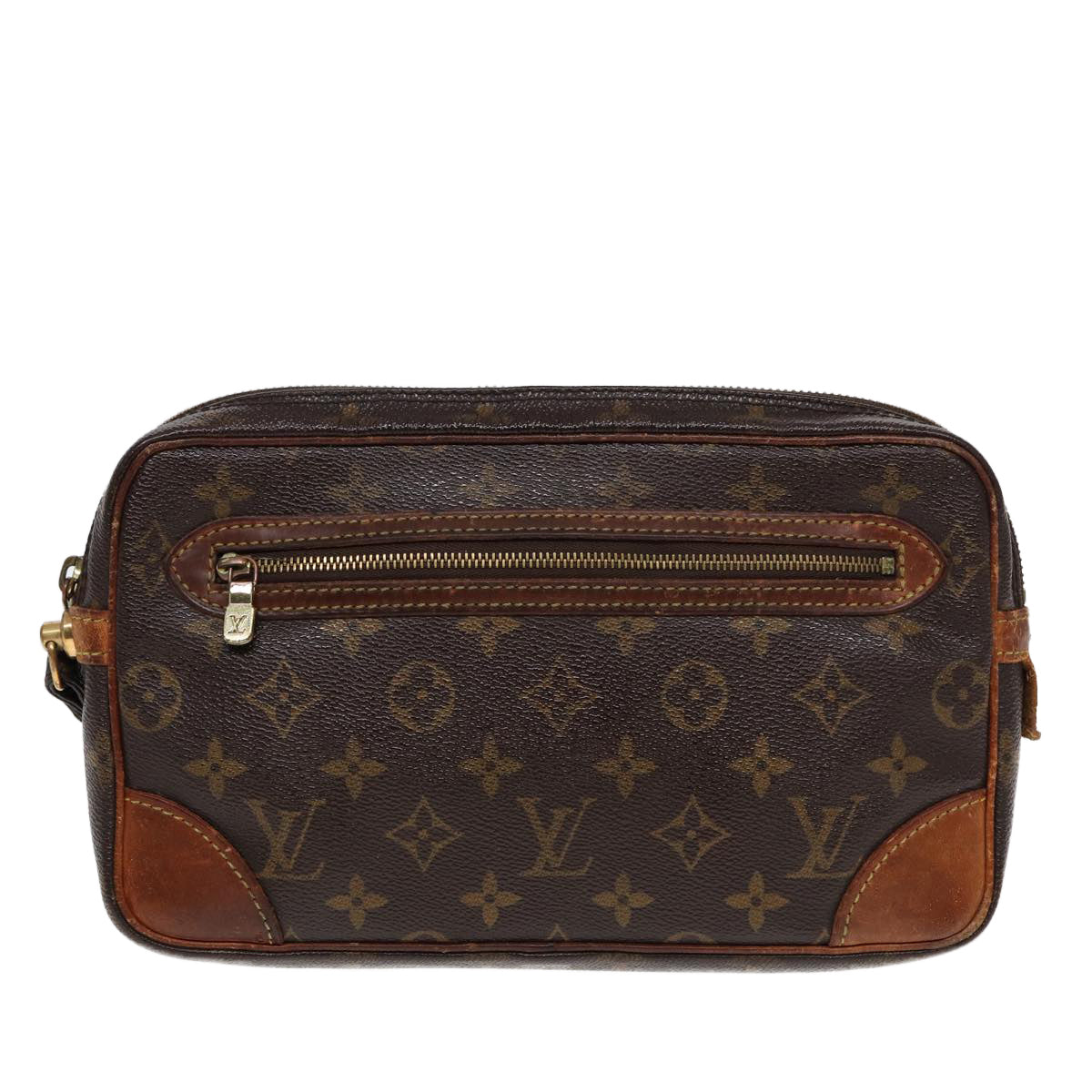 LOUIS VUITTON Monogram Marly Dragonne GM Clutch Bag M51825 LV Auth bs16946