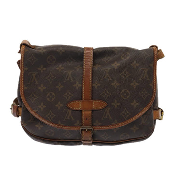 LOUIS VUITTON Monogram Saumur 30 Shoulder Bag M42256 LV Auth bs16947 - 0