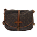 LOUIS VUITTON Monogram Saumur 30 Shoulder Bag M42256 LV Auth bs16947-2