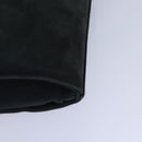 Salvatore Ferragamo Hand Bag Suede Navy Silver Auth bs16958-13