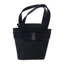 Salvatore Ferragamo Hand Bag Suede Navy Silver Auth bs16958-2