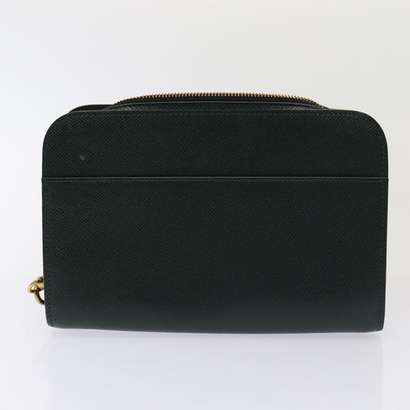 LOUIS VUITTON Taiga LV Cup Clutch Shoulder Bag 2 Set Grizzly Gray LV Auth bs16969