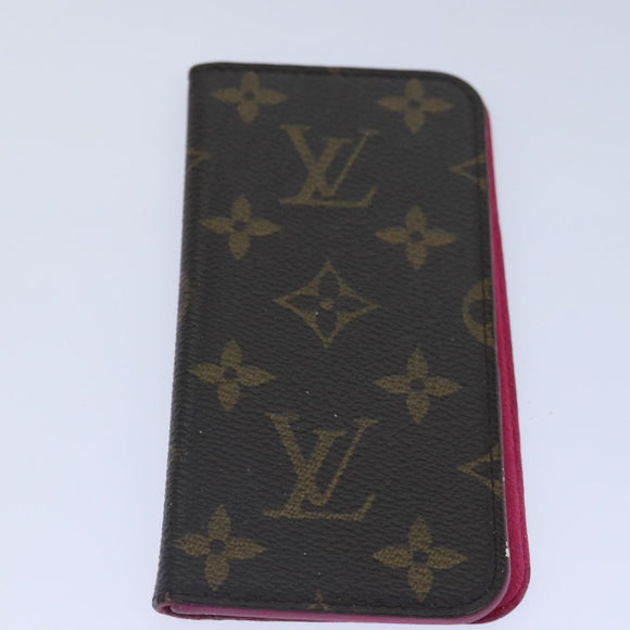LOUIS VUITTON Monogram Cigarette Case iPhone Case 4 Set LV Auth bs16970