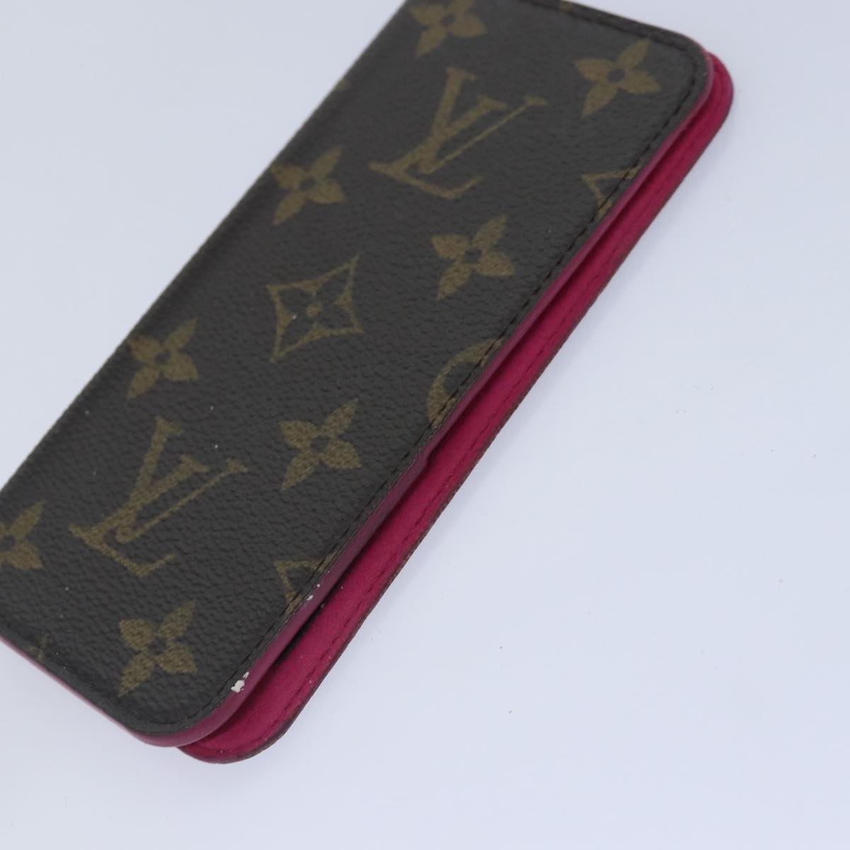 LOUIS VUITTON Monogram Cigarette Case iPhone Case 4Set LV Auth bs16970