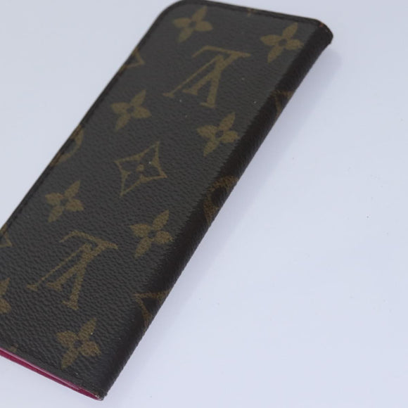 LOUIS VUITTON Monogram Cigarette Case iPhone Case 4 Set LV Auth bs16970