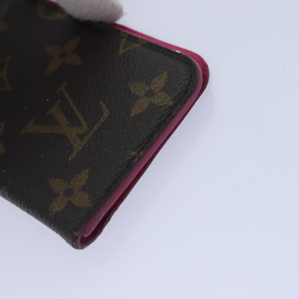 LOUIS VUITTON Monogram Cigarette Case iPhone Case 4Set LV Auth bs16970