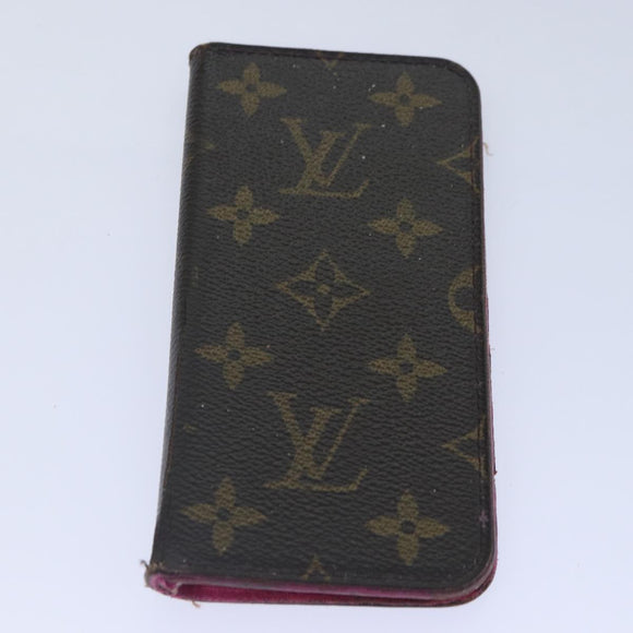 LOUIS VUITTON Monogram Cigarette Case iPhone Case 4 Set LV Auth bs16970