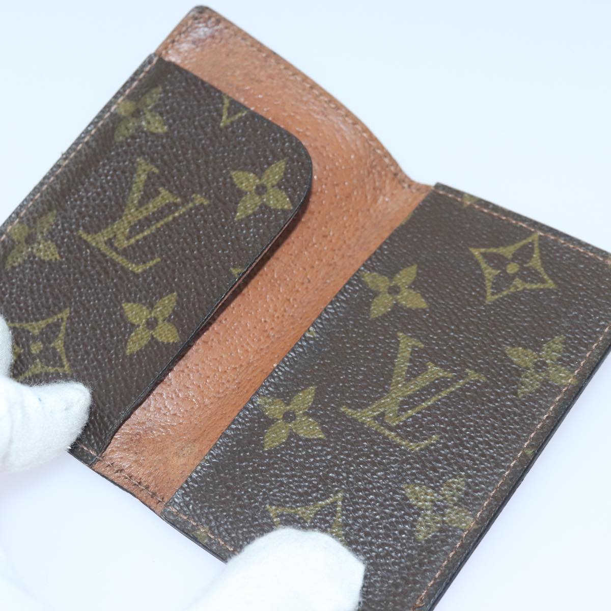 LOUIS VUITTON Monogram Cigarette Case iPhone Case 4Set LV Auth bs16970