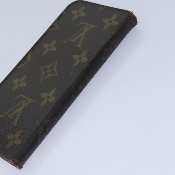 LOUIS VUITTON Monogram Cigarette Case iPhone Case 4 Set LV Auth bs16970
