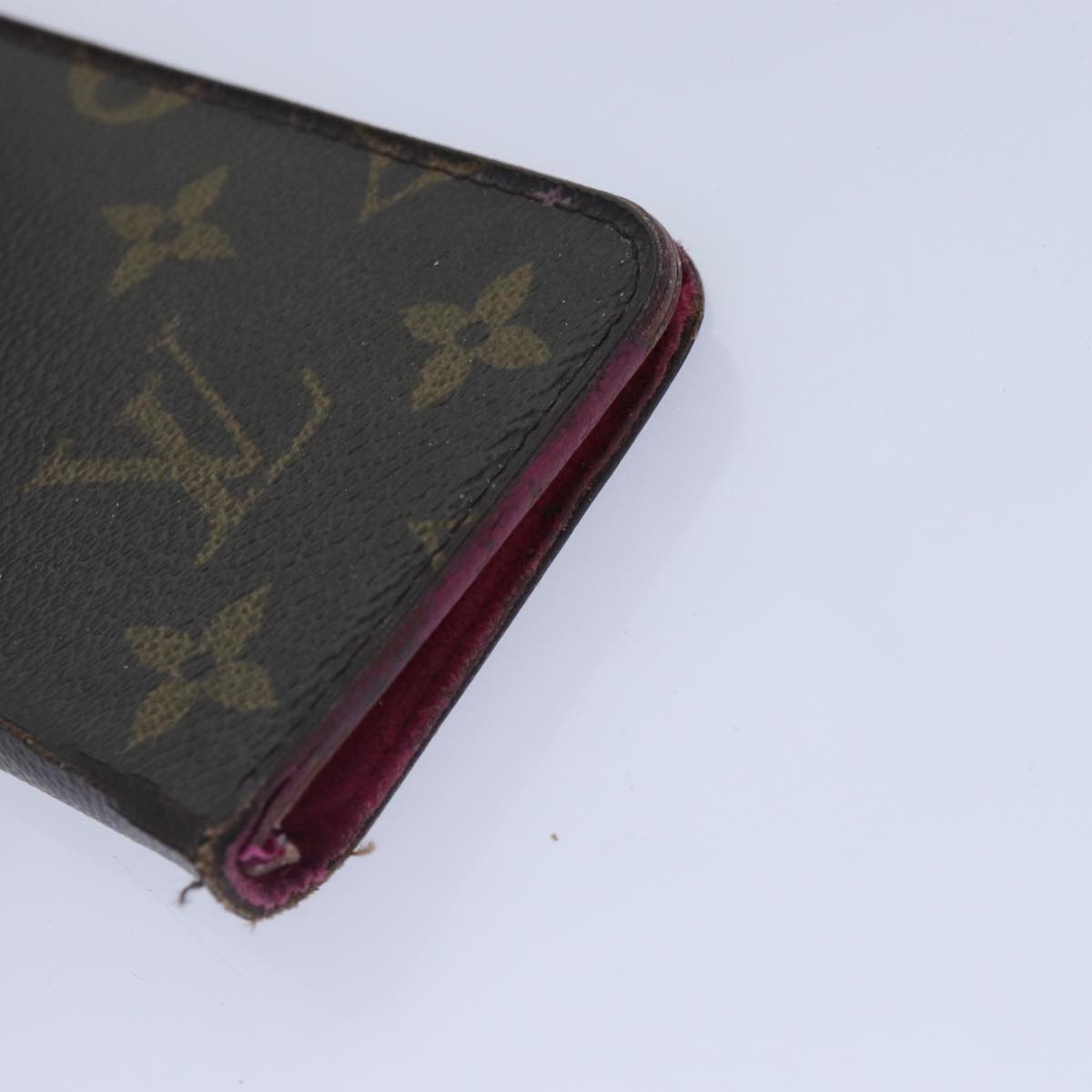 LOUIS VUITTON Monogram Cigarette Case iPhone Case 4Set LV Auth bs16970