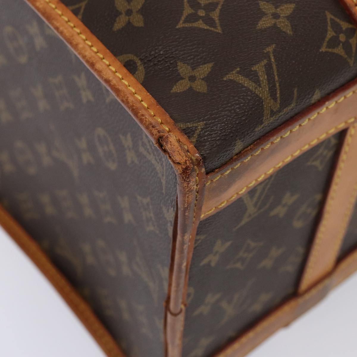 LOUIS VUITTON Monogram Sac Shan 40 Pet Carry Vintage M42024 LV Auth bs16971