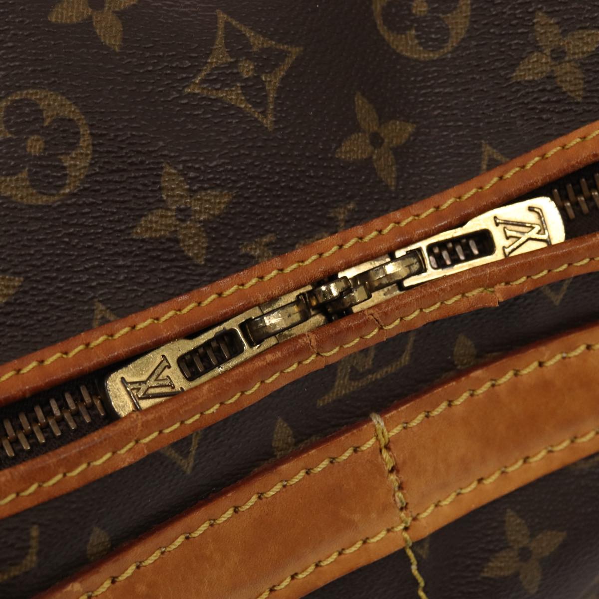 LOUIS VUITTON Monogram Sac Shan 40 Pet Carry Vintage M42024 LV Auth bs16971