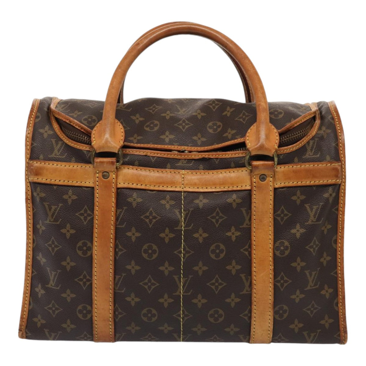 LOUIS VUITTON Monogram Sac Shan 40 Pet Carry Vintage M42024 LV Auth bs16971