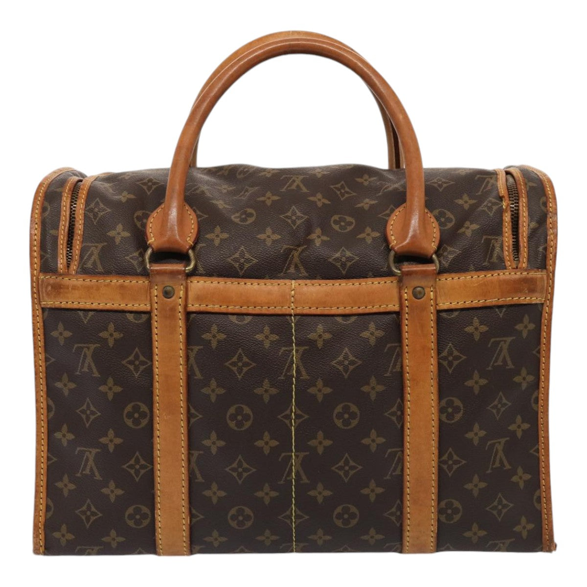 LOUIS VUITTON Monogram Sac Shan 40 Pet Carry Vintage M42024 LV Auth bs16971 - 0