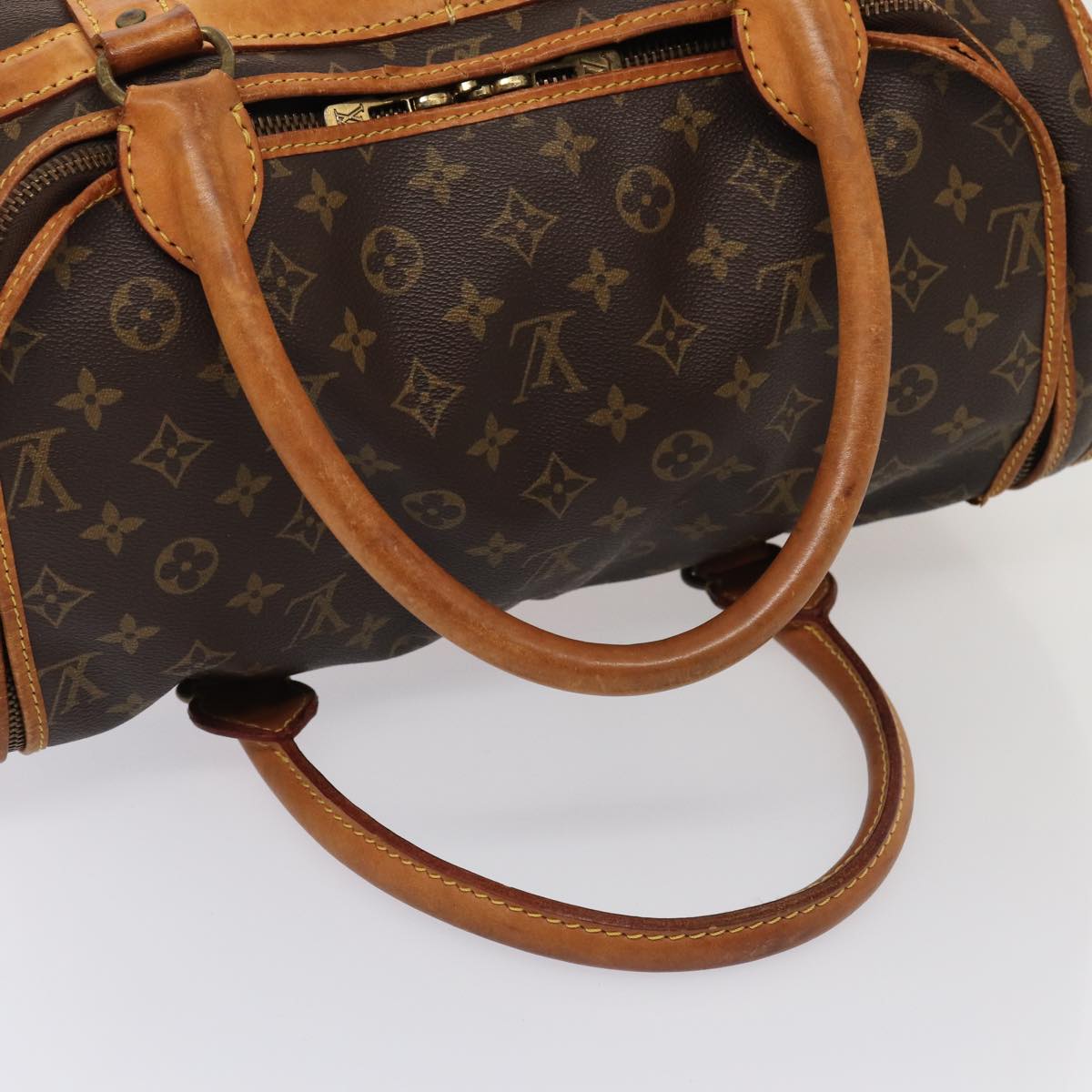 LOUIS VUITTON Monogram Sac Shan 40 Pet Carry Vintage M42024 LV Auth bs16971