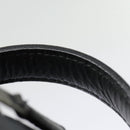 BURBERRY Second Bag Nylon Leather Black Silver Auth bs16972-8