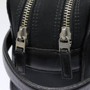 BURBERRY Second Bag Nylon Leather Black Silver Auth bs16972-10