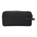 BURBERRY Second Bag Nylon Leather Black Silver Auth bs16972-2