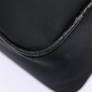 BURBERRY Second Bag Nylon Leather Black Silver Auth bs16972-14