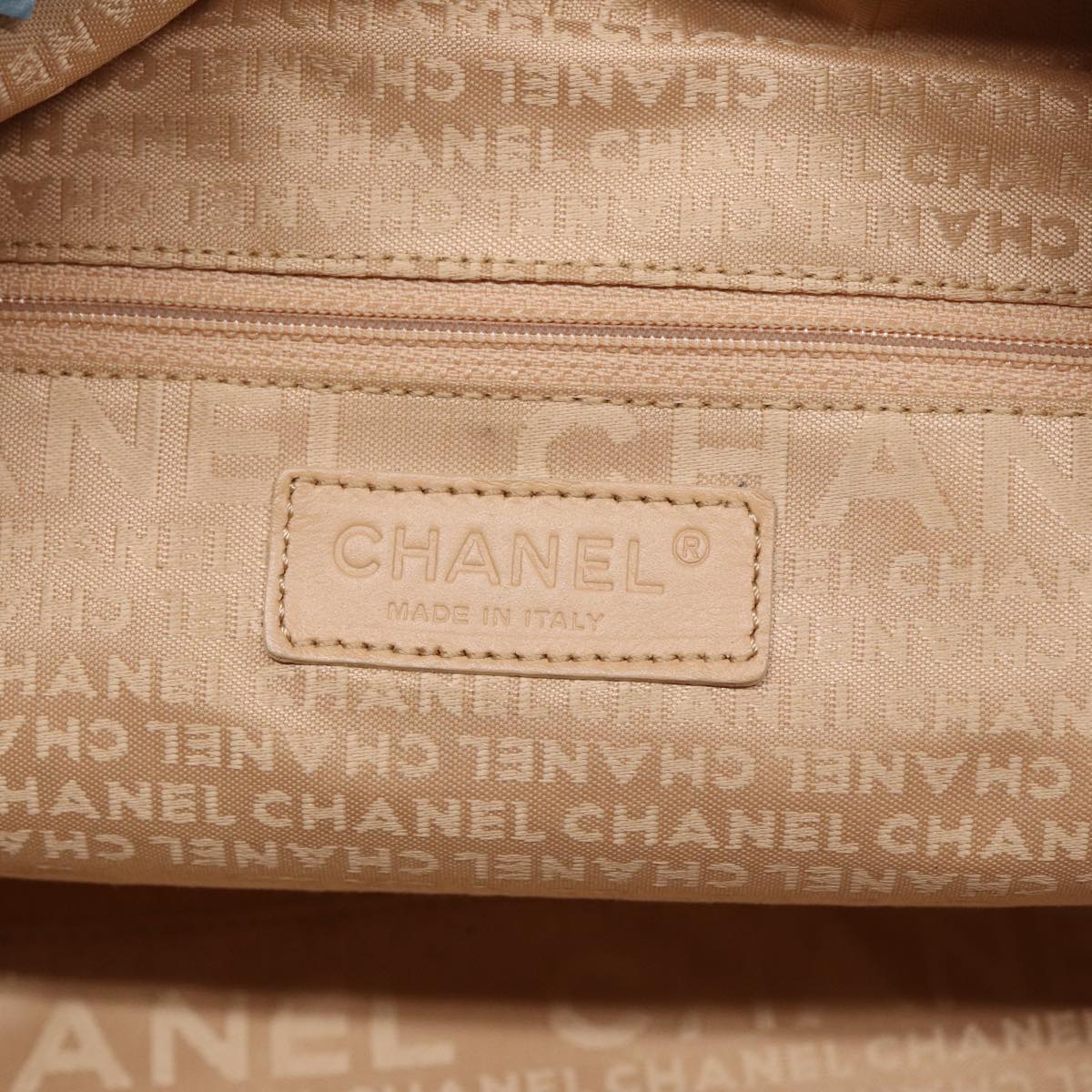 CHANEL Choco Bar Shoulder Bag Caviar Skin Pink Silver CC Auth bs16980