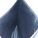 SAINT LAURENT Clutch Bag PVC Dark Brown Gold Auth bs16997-17