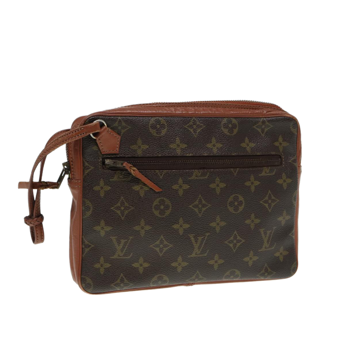 LOUIS VUITTON Monogram Pochette Sports Clutch Bag No.183 LV Auth bs16998