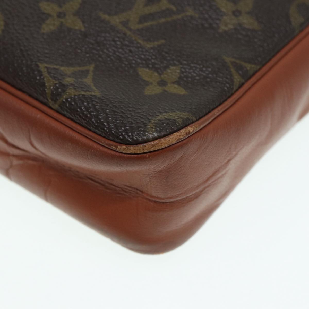 LOUIS VUITTON Monogram Pochette Sports Clutch Bag No.183 LV Auth bs16998