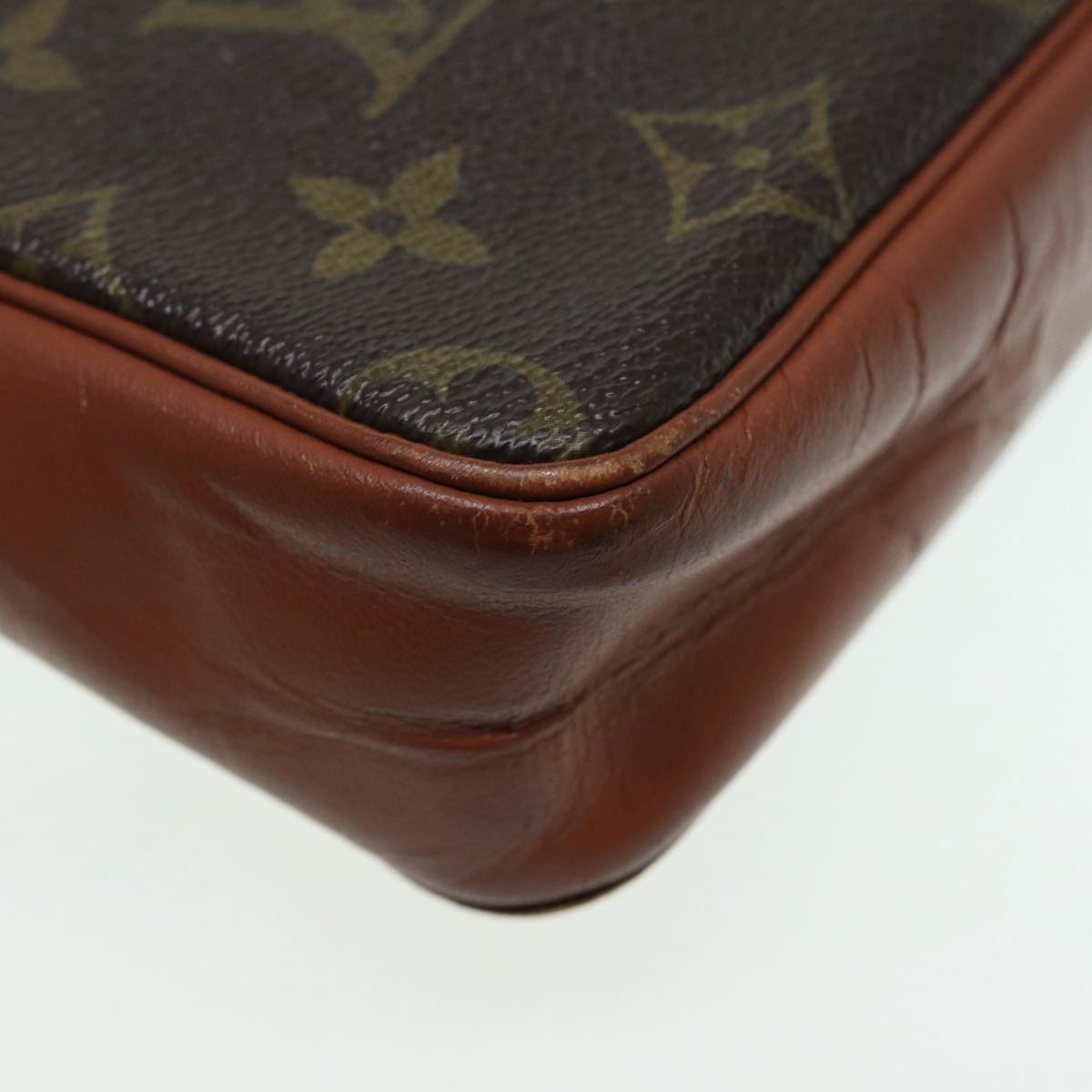 LOUIS VUITTON Monogram Pochette Sports Clutch Bag No.183 LV Auth bs16998