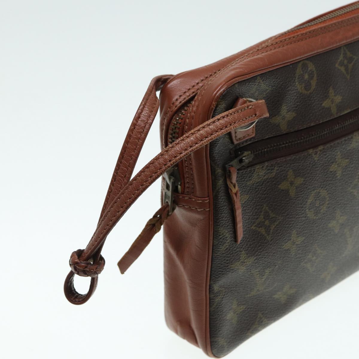 LOUIS VUITTON Monogram Pochette Sports Clutch Bag No.183 LV Auth bs16998