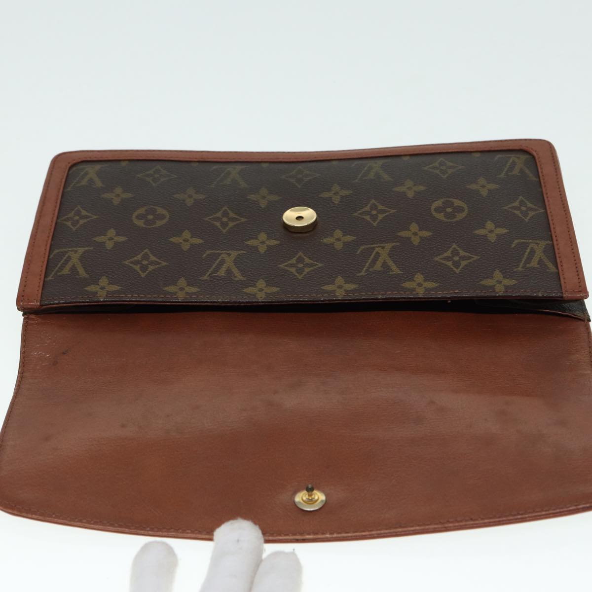 LOUIS VUITTON Monogram Pochette Dam GM Clutch Bag M51810 LV Auth bs17036