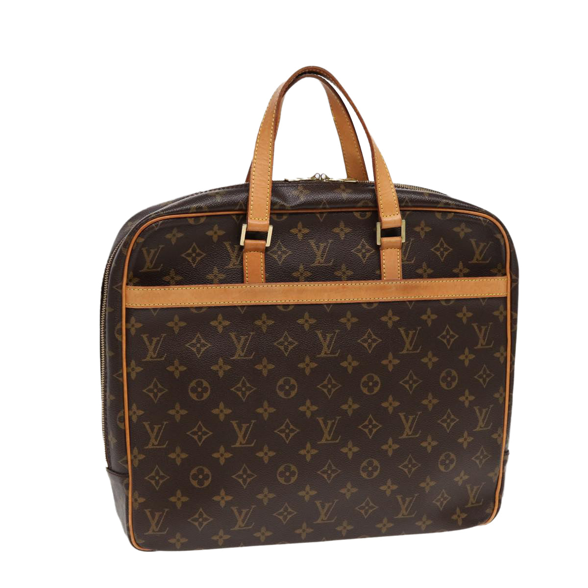 LOUIS VUITTON Monogram Porte Documents Pegas Hand Bag M53343 LV Auth bs17063