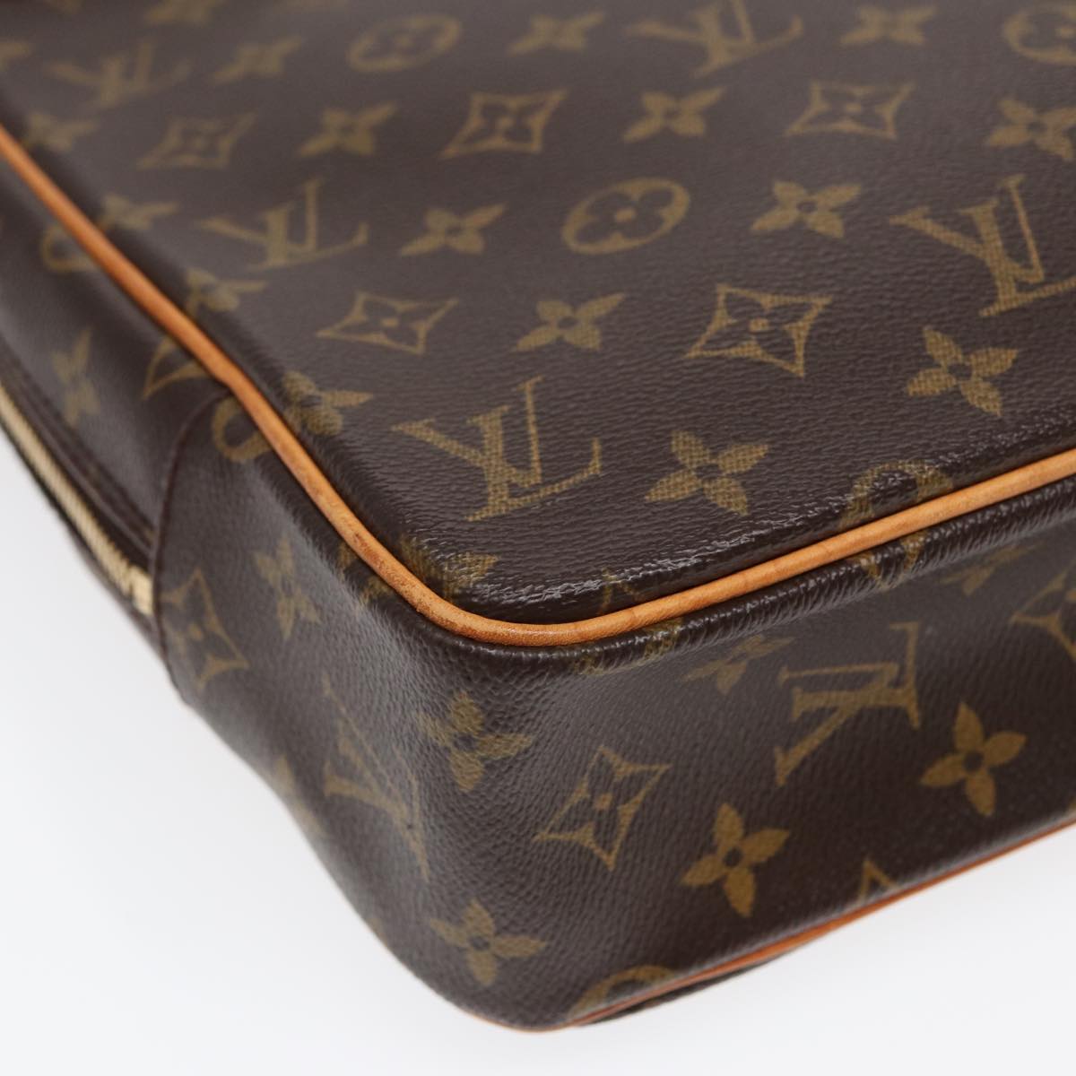 LOUIS VUITTON Monogram Porte Documents Pegas Hand Bag M53343 LV Auth bs17063