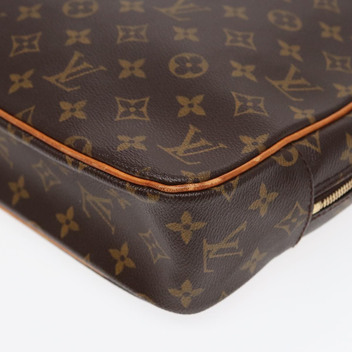 LOUIS VUITTON Monogram Porte Documents Pegas Hand Bag M53343 LV Auth bs17063