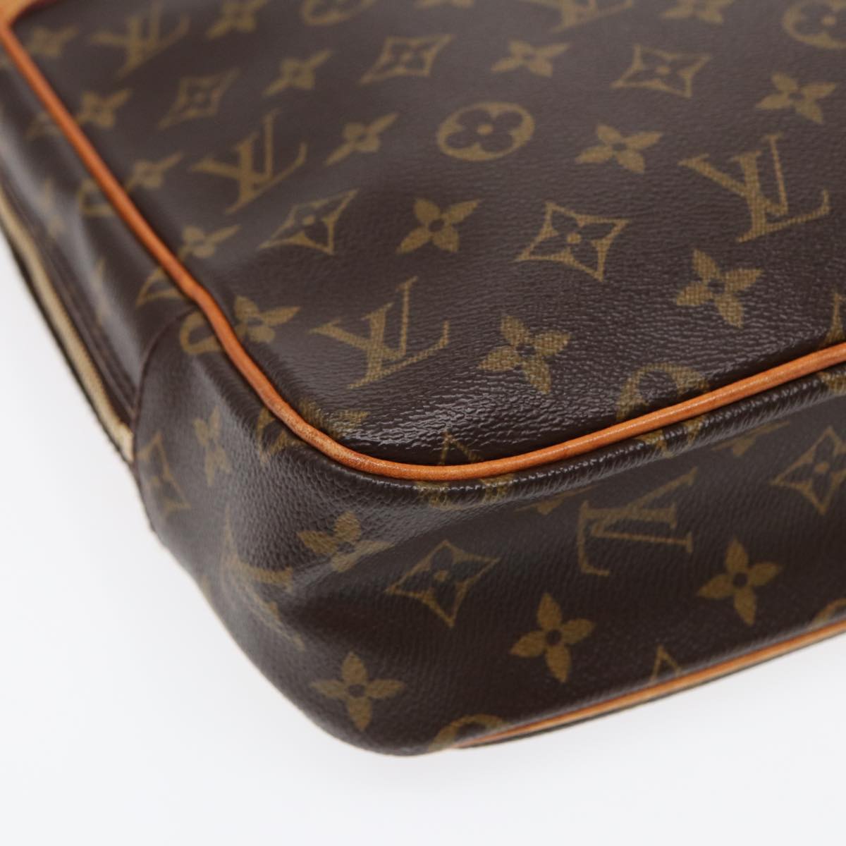 LOUIS VUITTON Monogram Porte Documents Pegas Hand Bag M53343 LV Auth bs17063