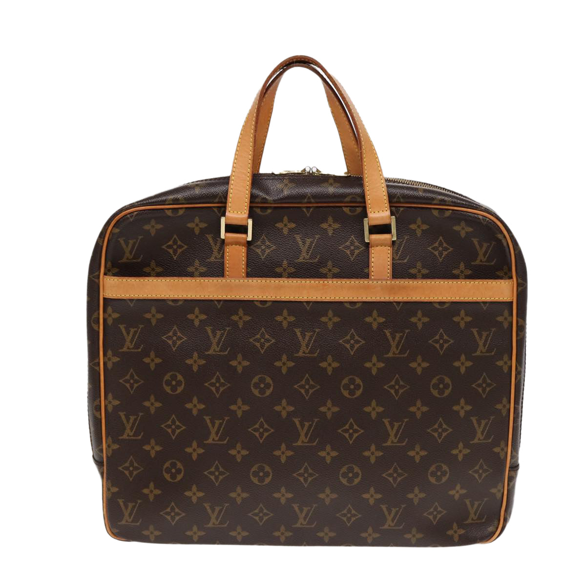 LOUIS VUITTON Monogram Porte Documents Pegas Hand Bag M53343 LV Auth bs17063