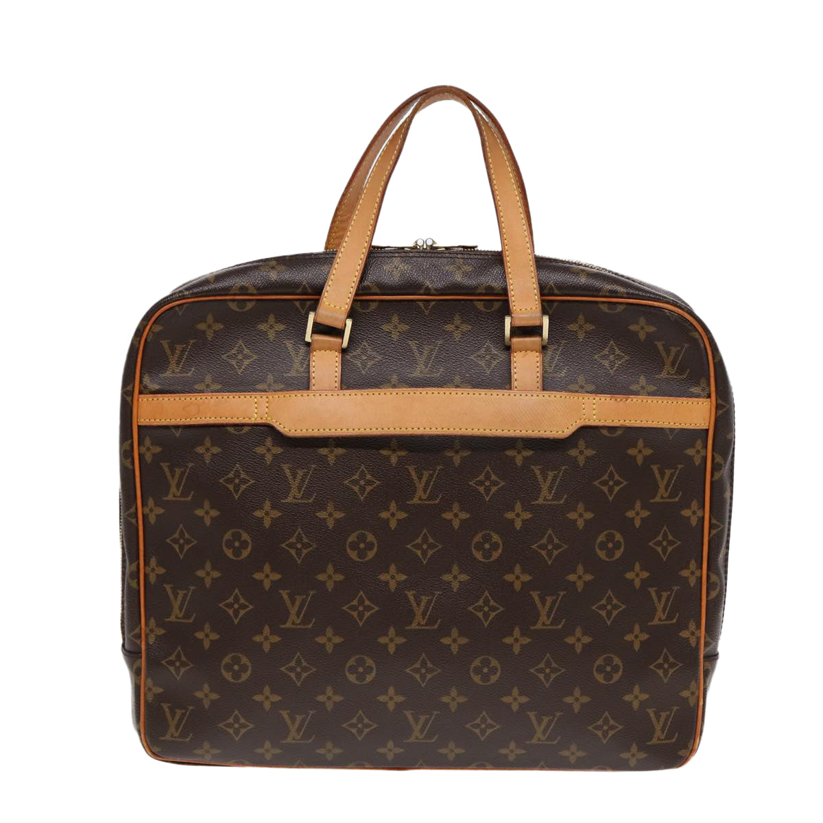 LOUIS VUITTON Monogram Porte Documents Pegas Hand Bag M53343 LV Auth bs17063