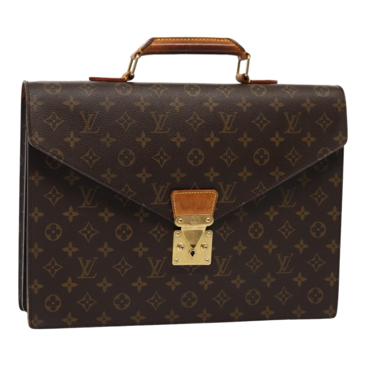 LOUIS VUITTON Monogram Serviette Conseiller Briefcase M53331 LV Auth bs17065