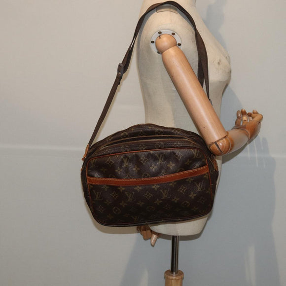 LOUIS VUITTON Monogram Reporter PM Shoulder Bag M45254 LV Auth bs17084