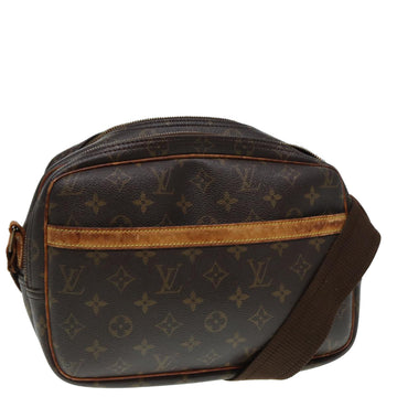 LOUIS VUITTON Monogram Reporter PM Shoulder Bag M45254 LV Auth bs17086