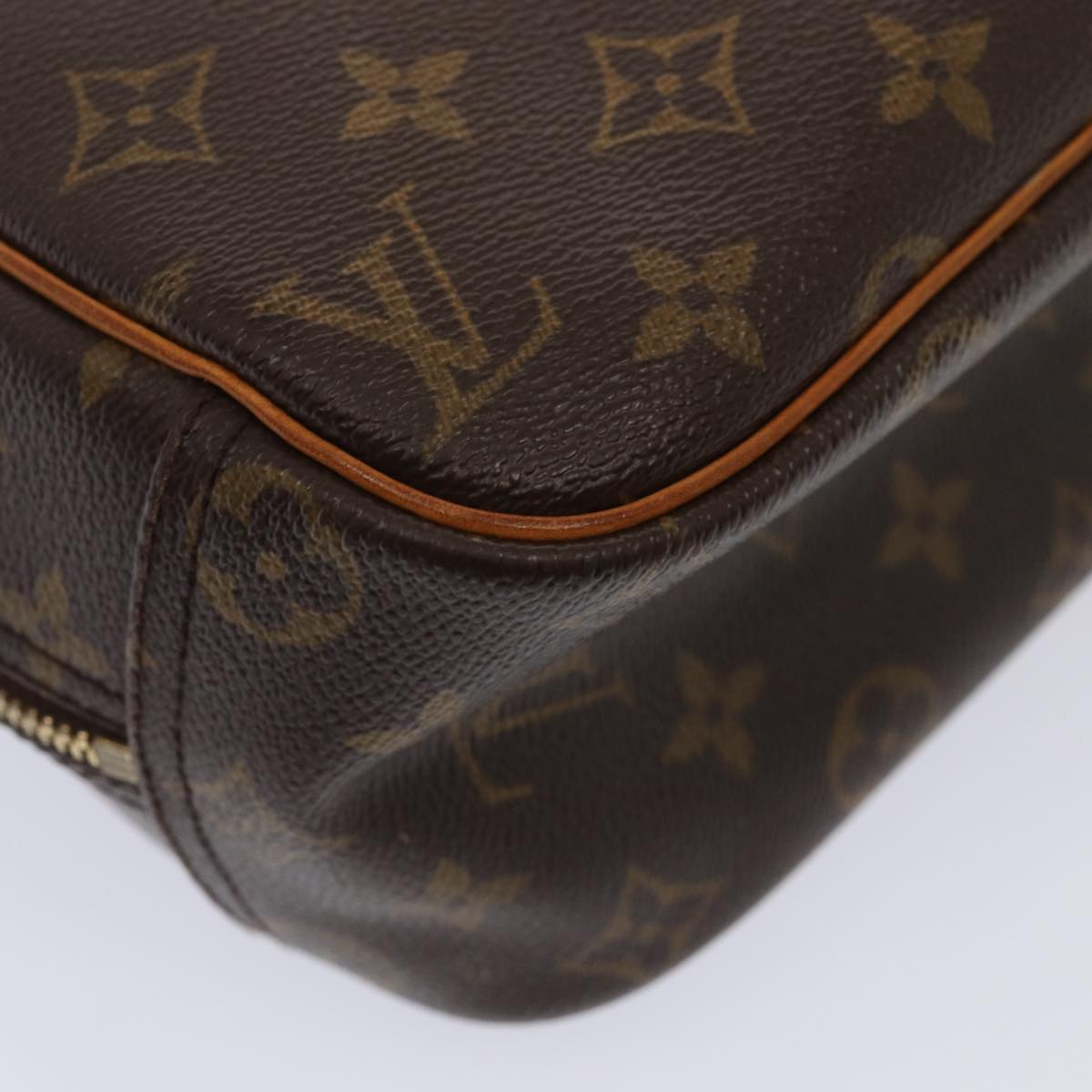 LOUIS VUITTON Monogram Trouville Hand Bag M42228 LV Auth bs17088