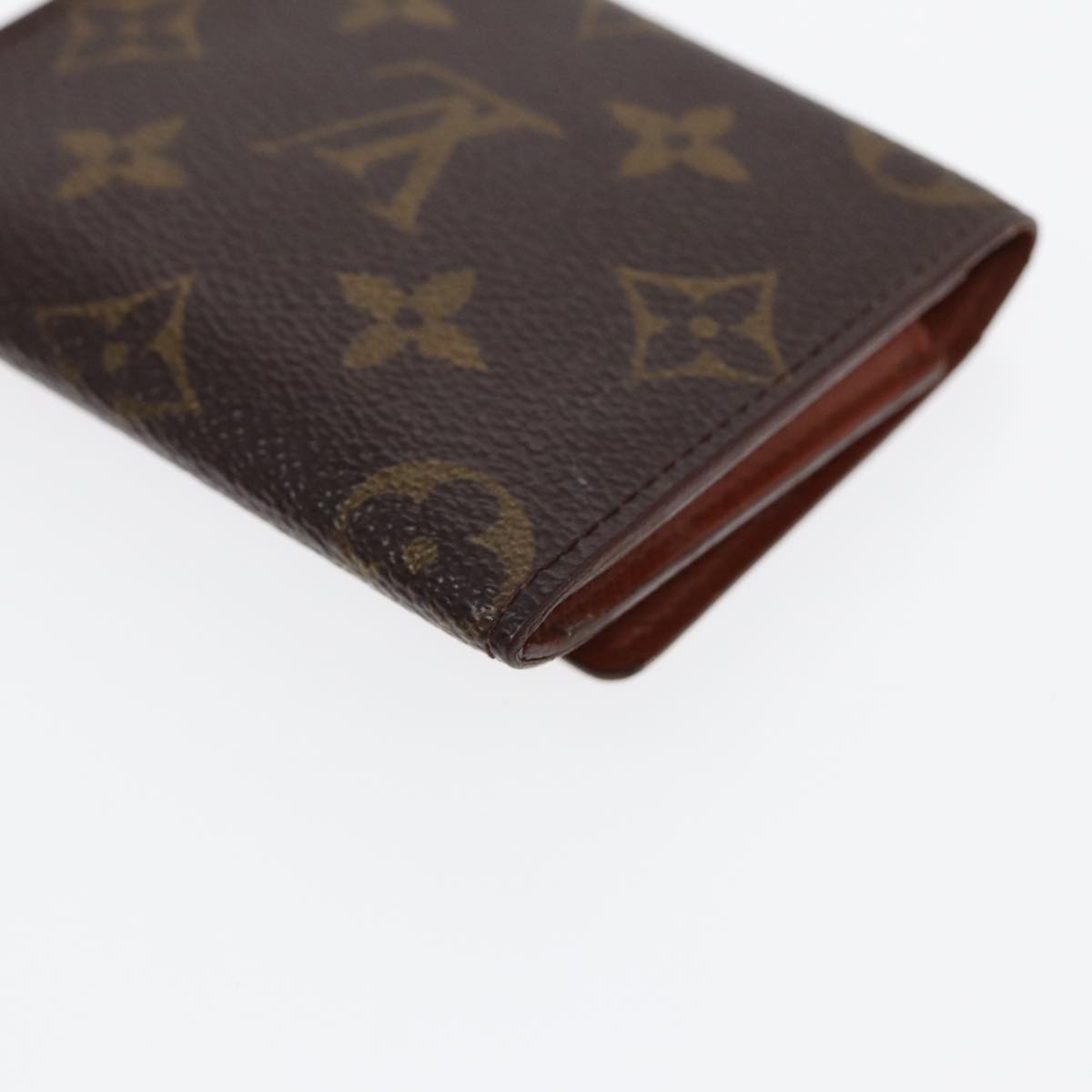 LOUIS VUITTON Monogram Amberop Cartes De Visit Card Case M62920 LV Auth bs17102