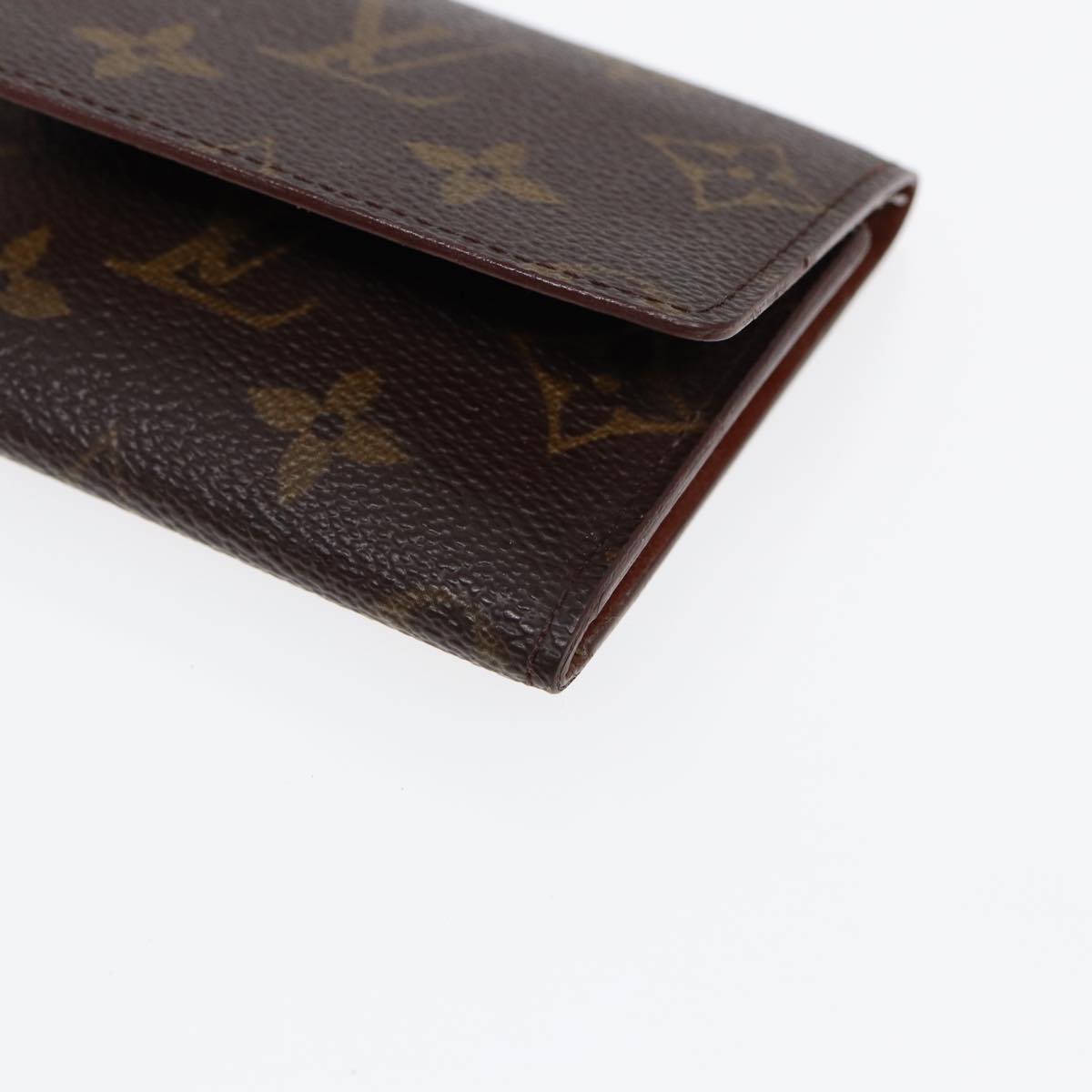 LOUIS VUITTON Monogram Amberop Cartes De Visit Card Case M62920 LV Auth bs17102