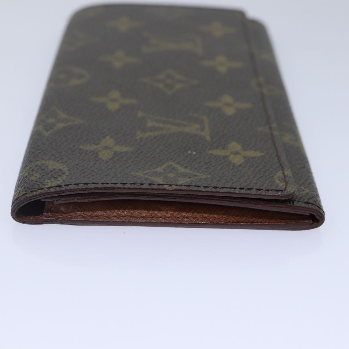 LOUIS VUITTON Monogram Porte Yen 3 Credit Long Wallet M61818 LV Auth bs17103