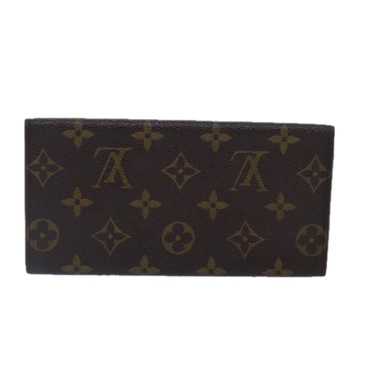 LOUIS VUITTON Monogram Porte Yen 3 Credit Long Wallet M61818 LV Auth bs17103 - 0