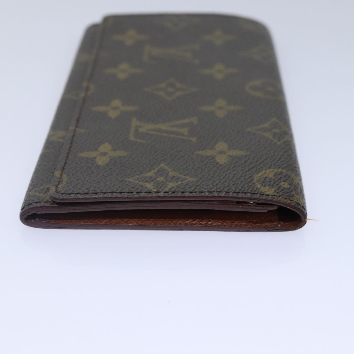 LOUIS VUITTON Monogram Porte Yen 3 Credit Long Wallet M61818 LV Auth bs17103